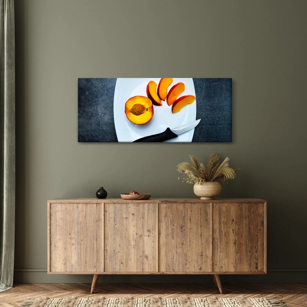 Obraz broskyne (120x50 cm)