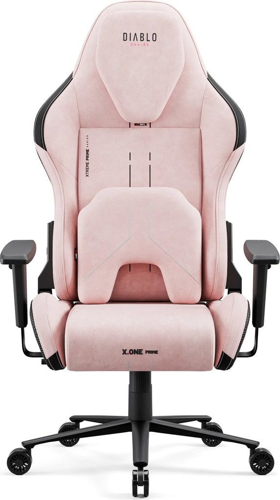 Herné kreslo Normal Size, čierno-ružovej farbe: Diablo X-One Prime Akira Pink