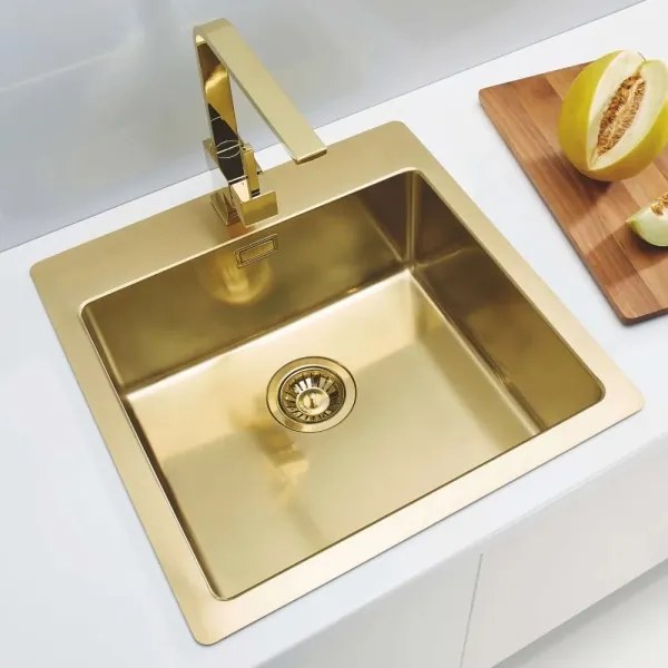 ALVEUS 1106867 - Kuchynský drez PURE 52,5x51,5 cm monarch zlatá