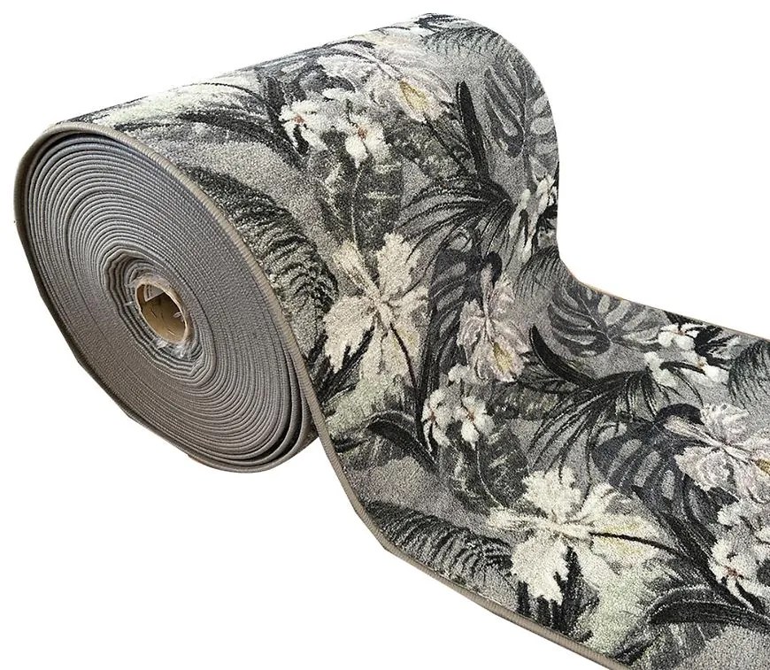 Behúň 80 Monstera Šedá. Tovar na mieru