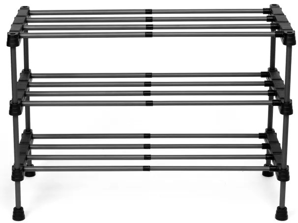 Botník ARISA 3 úrovne, čierny