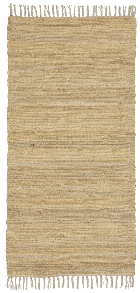 Ib Laursen Bavlnený behúň na podlahu Beige 60 × 120 cm