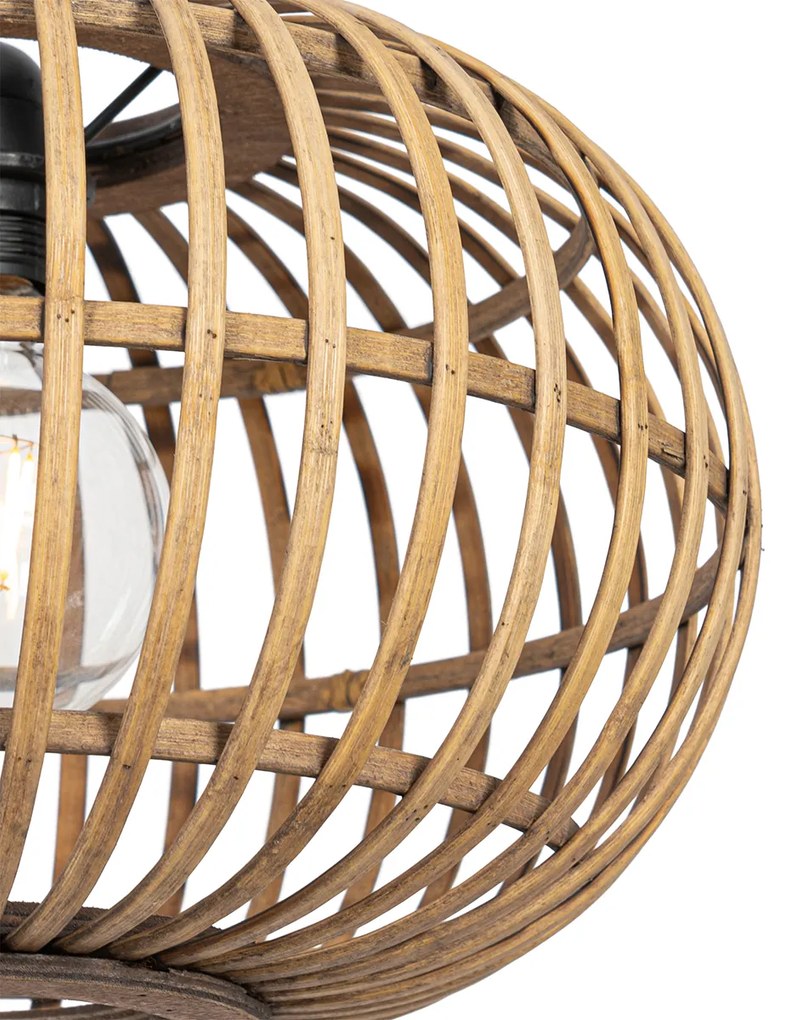 Orientálna závesná lampa bambus 2-svetlo - Amira