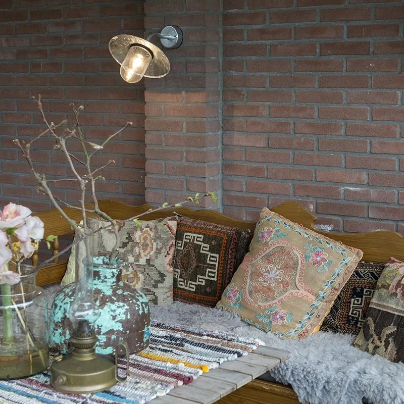 Vonkajšie nástenné svietidlo zinok IP44 - Mníchov