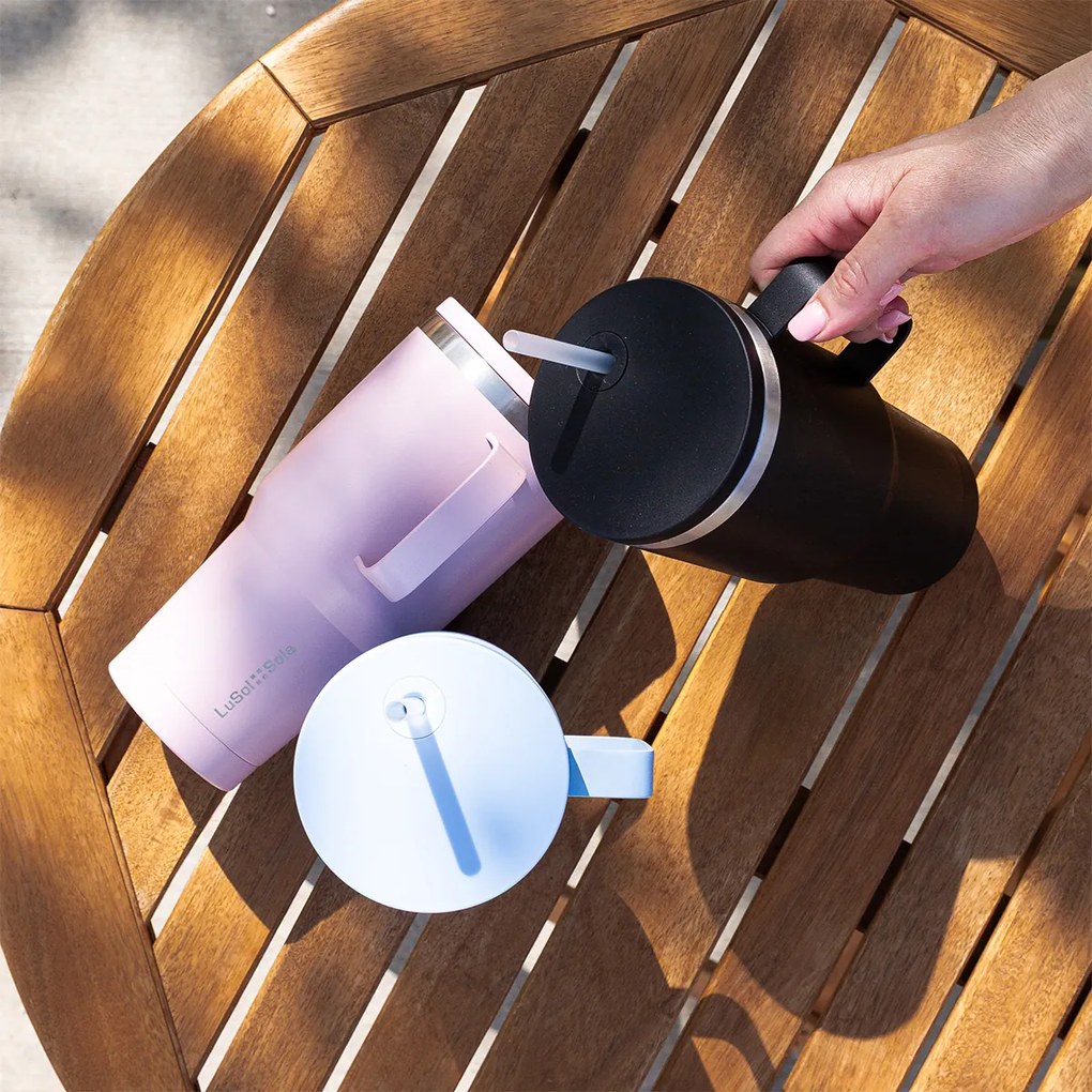 Termohrnček To Go Cup by Sola – svetlomodrý matný - 596506