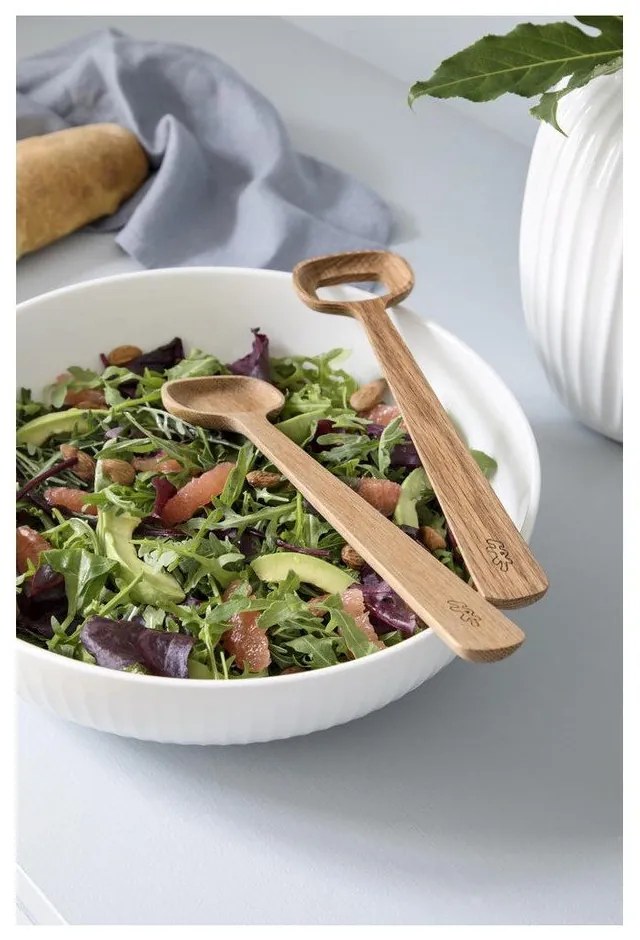 Biela porcelánová šalátová misa Kähler Design Hammershoi, ⌀ 30 cm