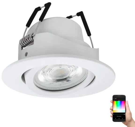 Eglo 99671 - LED RGBW Stmievateľné podhľadové svietidlo SALICETO-Z LED/5W/230V