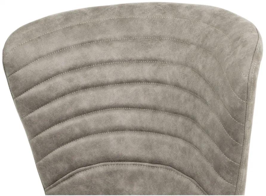 Jedálenská stolička MALUTI — látka, kov, viac farieb Sivá