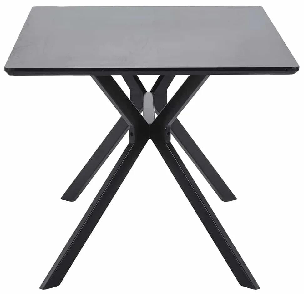 Obdĺžnikový stôl bruno 200 x 90 cm čierny MUZZA