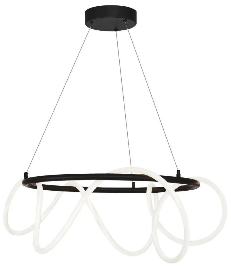 Zuma Line 20006PL-BK - LED Luster na lanku BALBO LED/58W/230V 3000/4000/6000K