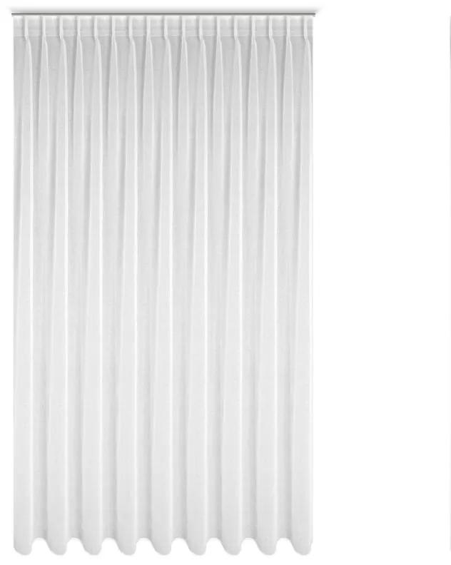 Biela záclona na flex páske LAYLA 400x270 cm