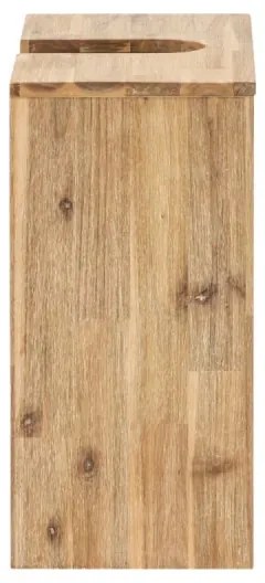 furniture-nabytek.cz - Masívna skrinka pod drez Jolo z akácie, lakovaná, hnedá