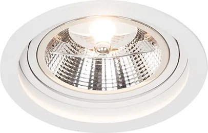 Okrúhle zapustené bodové svetlo biele nastaviteľné - Chuck 111