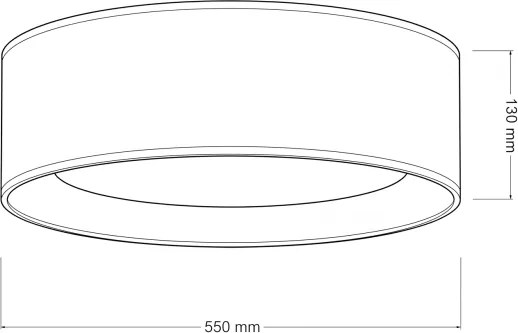 Brilagi-LED Stropné svietidlo VELVET SIMPLE LED/36W/230V 3000K pr. 55 cm krémové