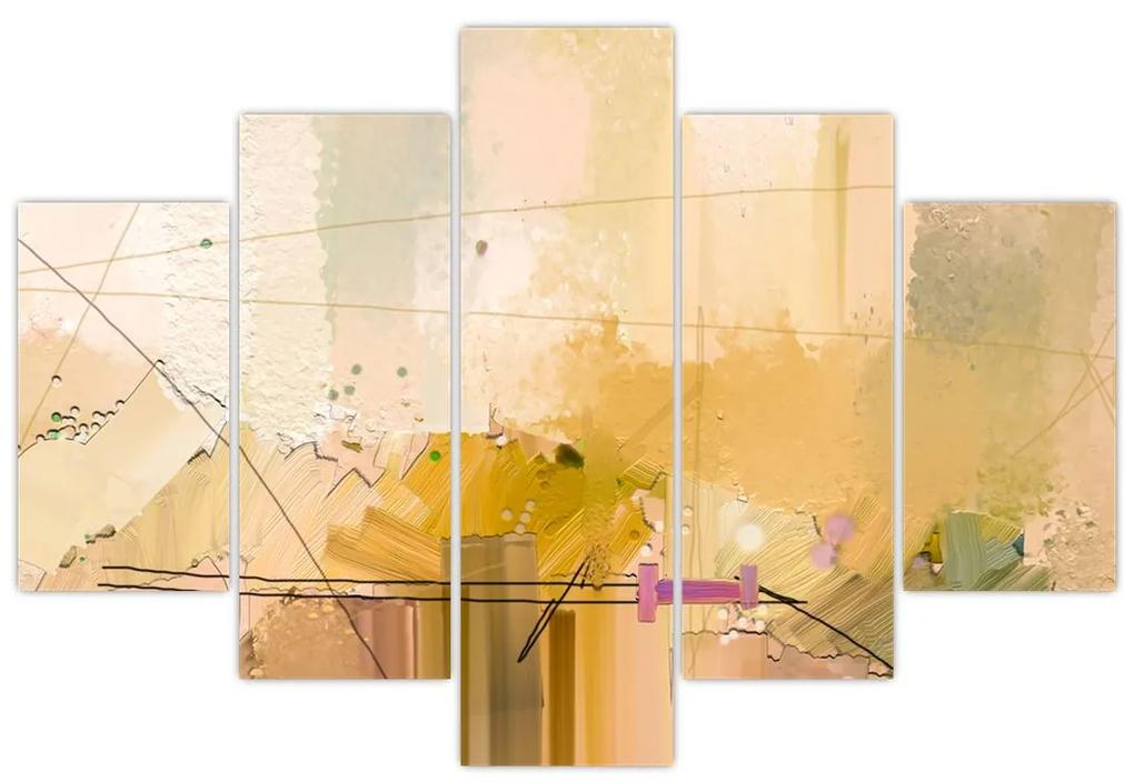 Obraz - Abstrakcia, olejomaľba (150x105 cm)