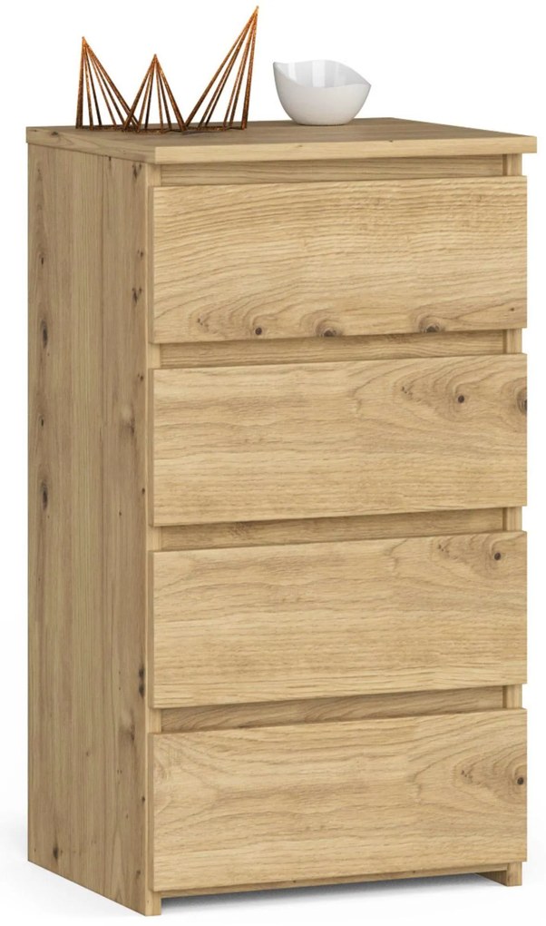 Komoda Cipriano II (dub artisan). Akcia -18%. Vlastná spoľahlivá doprava až k Vám domov. 1128604