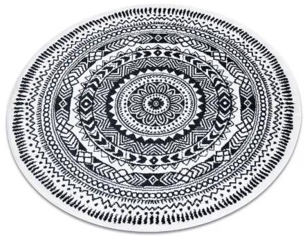 Okrúhly koberec FUN Napkin obrúsok - krém Veľkosť: kruh 160 cm