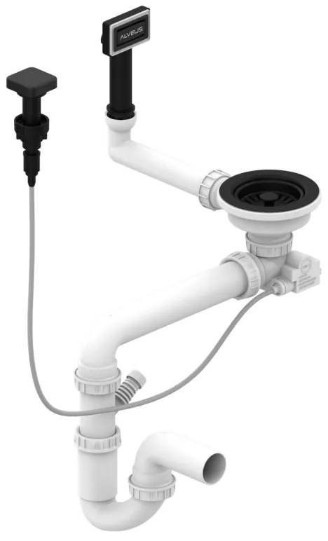 ALVEUS CZ CADIT 20 černý 91 - BLACK EDDITION+ pop up sifon