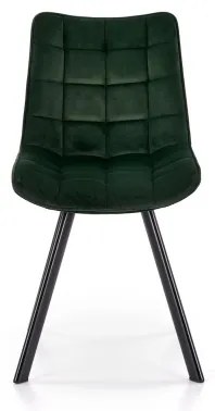 Jedálenská stolička COMORO 1 ks tmavozelená