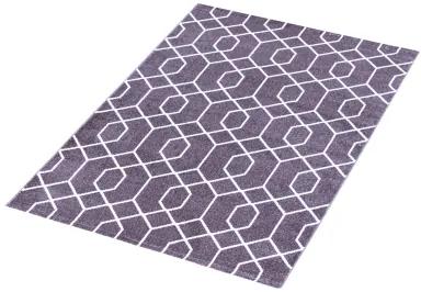 Koberce Breno Kusový koberec EFOR 3713 Violet, fialová, viacfarebná,200 x 290 cm