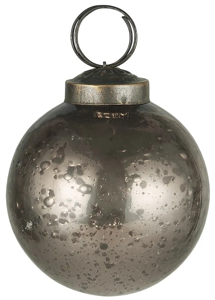 Ib Laursen Vianočná ozdoba Pebbled Silver Look