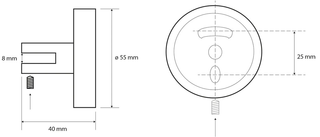 Sapho Sapho, X-ROUND sklenená polica 500mm, chróm/mliečne sklo, XR009-04