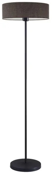 LED stojacia lampa TUNJA 1xE27/20W/230V priemer 38 cm čierna/hnedá