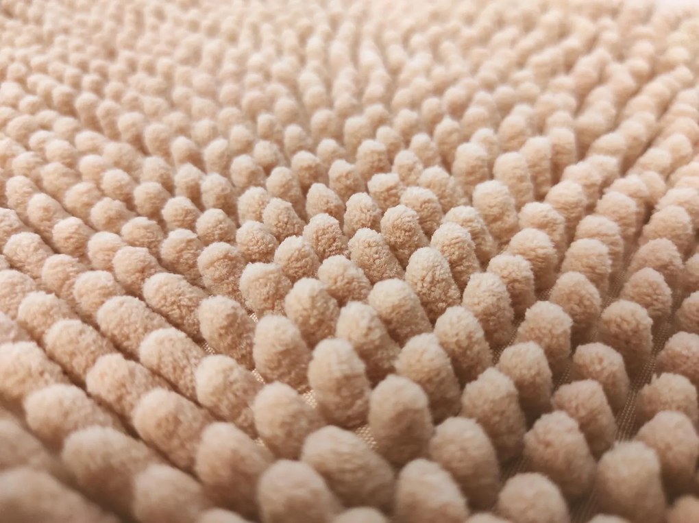 Kúpeľňová predložka LOOP - 50x80 cm - béžová