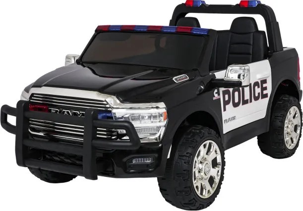 Elektrické autíčko RAM 3500 policajné čierne