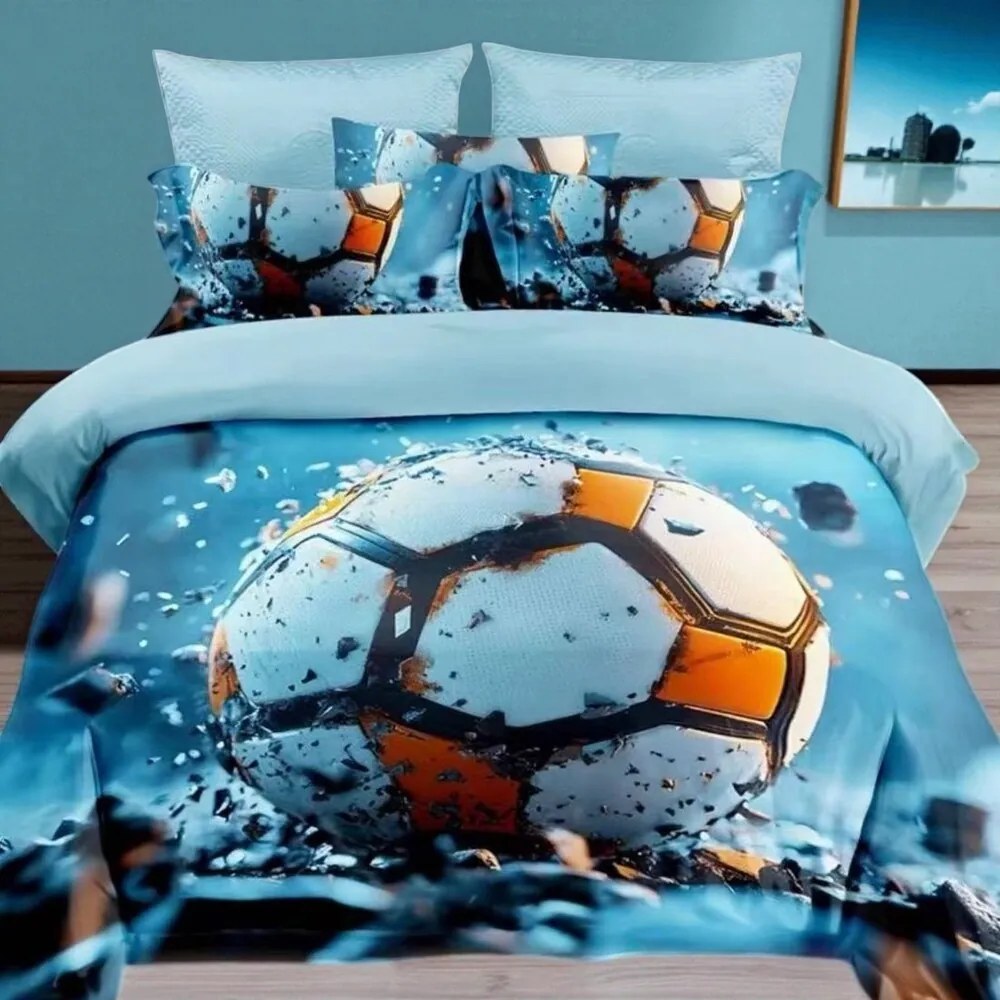 Obliečky PULLA BLUE 3-dielna sada 140x200 cm