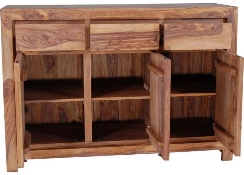 Indický nábytok - Komoda Tara 140x90x45 indický masív palisander Only stain