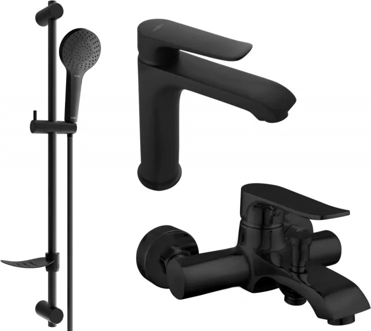 Mexen Pecos DF05 vaňová súprava, čierna - 72703DF05-70