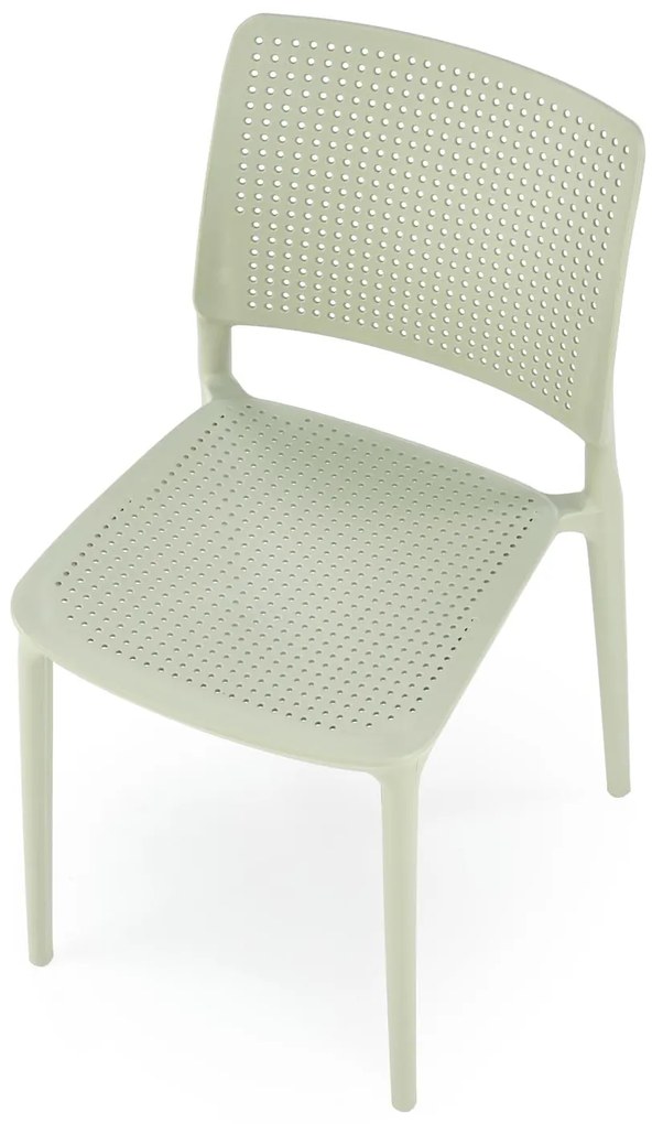 Mentolová plastová stolička K514