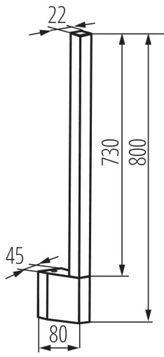 Kanlux 38892- LED Vonkajšie nástenné svietidlo YALTE LED/10W/230V 4000K IP54 čierna