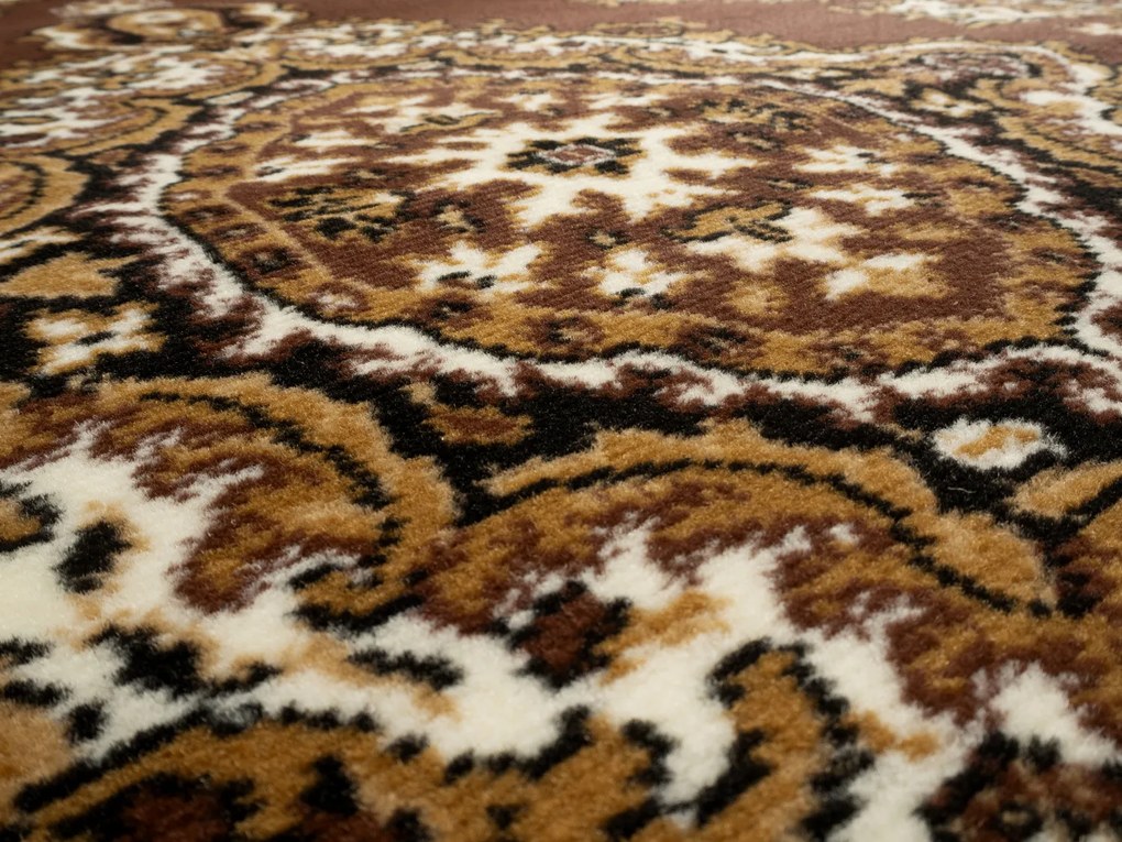 Alfa Carpets Kusový koberec TEHERAN T-102 brown - 120x170 cm