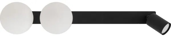 Podhľadové bodové svietidlo VOX 2xG9/8W/230V + 1xGU10/10W čierna