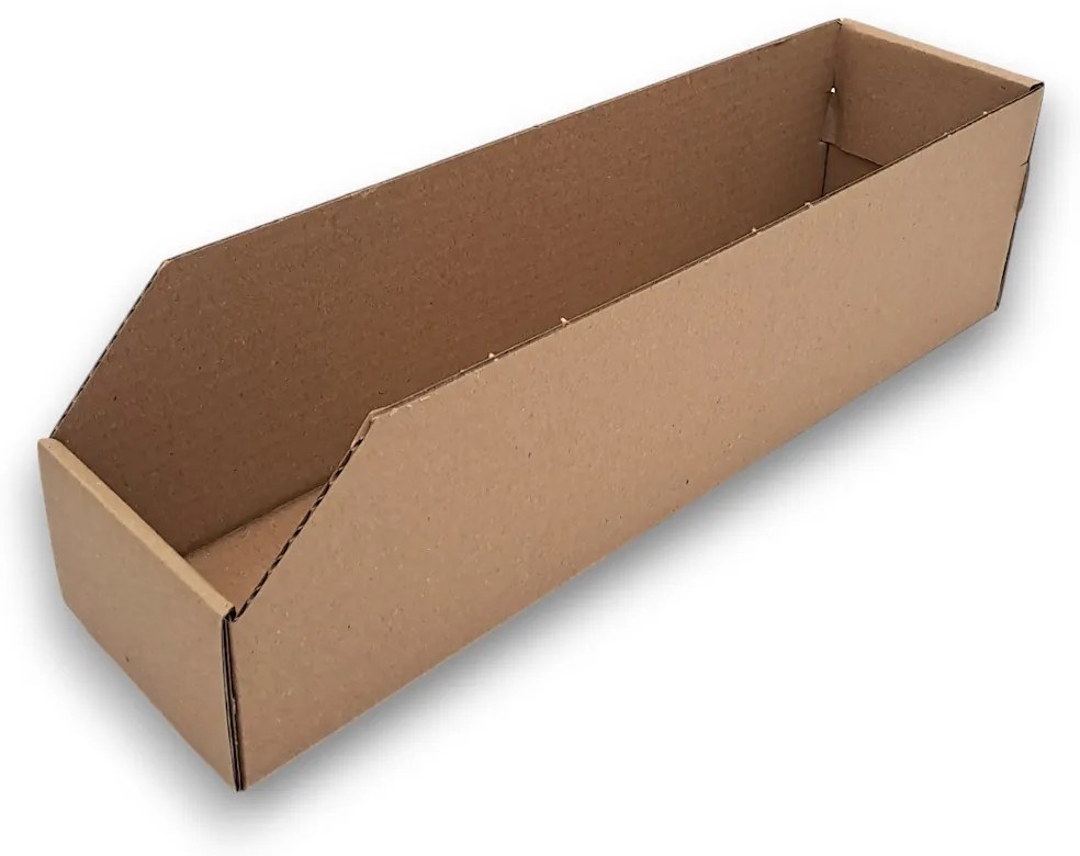 Úložné boxy na oblečenie, organizéry do skrine EKO KARTON 10x40 cm