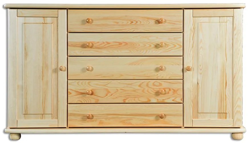 Komoda z Borovice KD164 surová