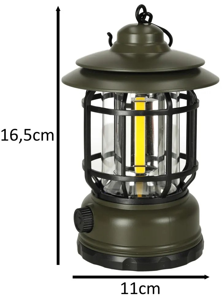 IKO Kempingová lampa s rukoväťou