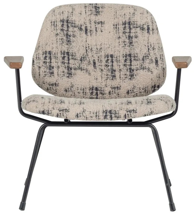 Béžové ženilkové kreslo Aure – WOOOD