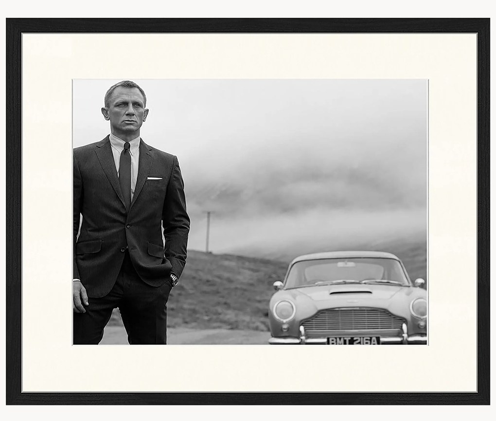 Zarámovaná fotografia Daniel Craig As James Bond