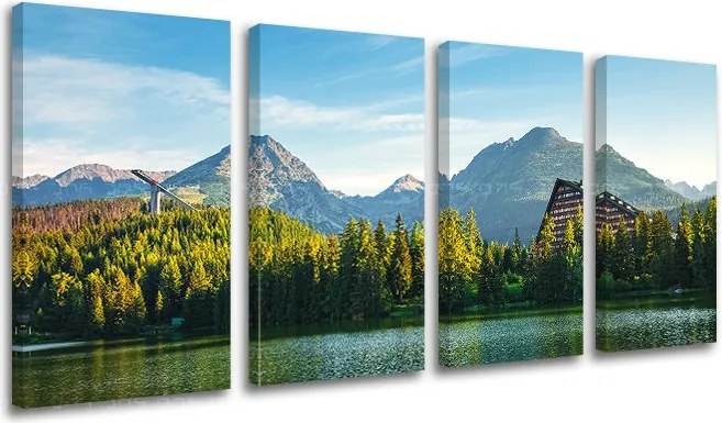 Obraz na stenu 4 dielny SLOVENSKO SK026E41