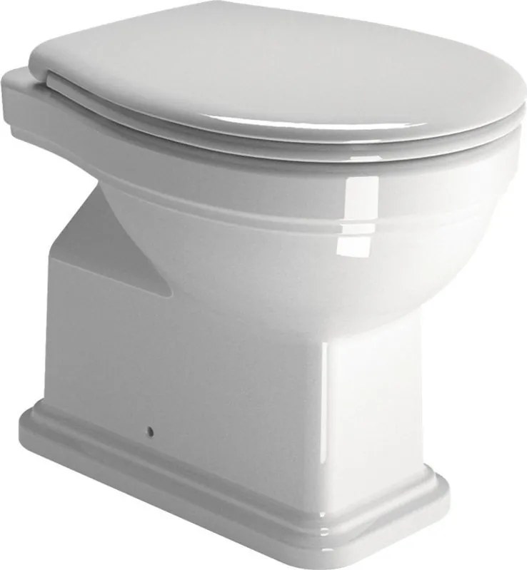 GSI CLASSIC WC misa stojaca, 37x54cm, zadný odpad, biela ExtraGlaze 871111