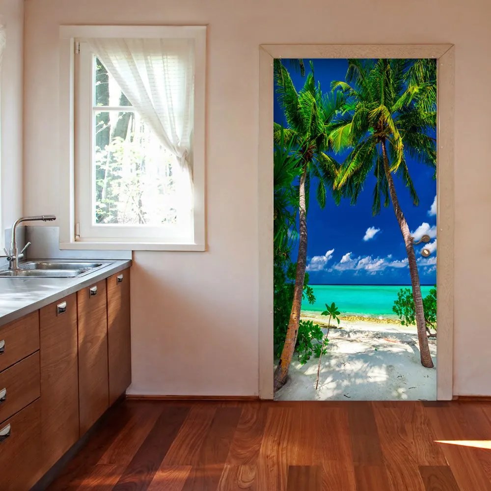 Fototapeta na dvere - Photo wallpaper - Island, beach I 70x210
