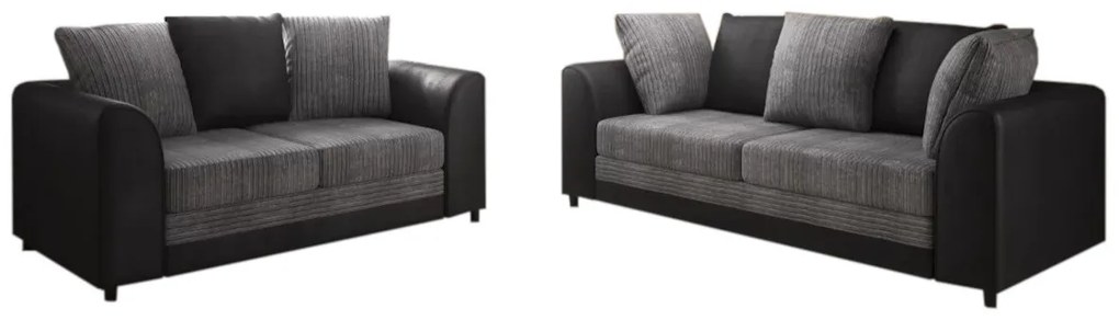 Sedacia zostava CLOE, JumboGrey+ViperBlack
