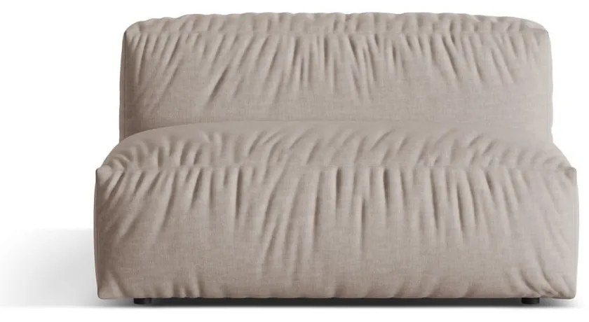 Béžový modul pohovky (stredový diel) Martina – Micadoni Home