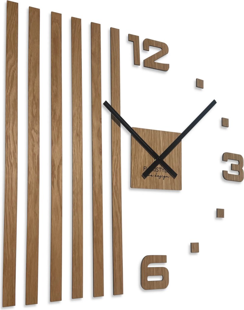 Drevené nástenné hodiny Slam Flexistyle z230 f-1-x-60, 60cm