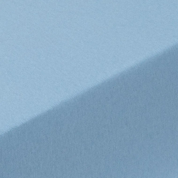 Napínacia plachta na posteľ jersey EXCLUSIVE nebesky modrá sada 2 ks 90 x 200 cm