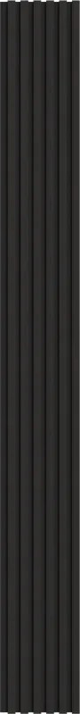 Mexen Lam-F, akustické stenové lamely 275 × 30 cm, plstený podklad 8 mm, technická dyha, eben čierny, S105-275307-3015-023