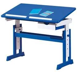PACO písací stôl modro/biely